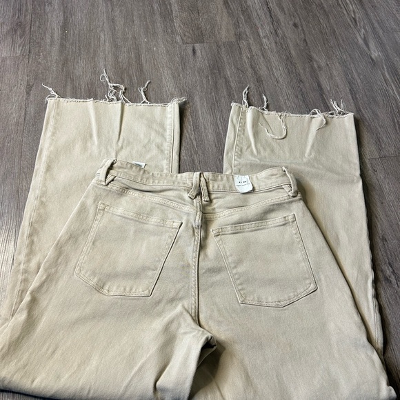 Good American Denim - Good American good ease relaxed Beige Denim Pants